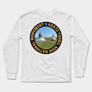 Agate Fossil Beds National Monument circle Long Sleeve T-Shirt